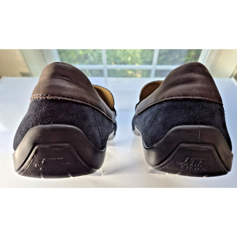 Geox Respira Suede Moccasin Loafer Black Men's Casual Shoes US 12 EU46 - Picture 5 of 7